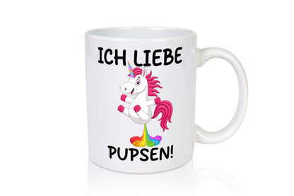 Ich liebe Pupsen | Einhorn Pupsendes Geschenk Humor Geschenkidee lustiger