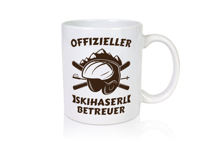 Offizieller Skihaserl Betreuer | Skihelm Skistöcke Berge Humor Geschenkidee
