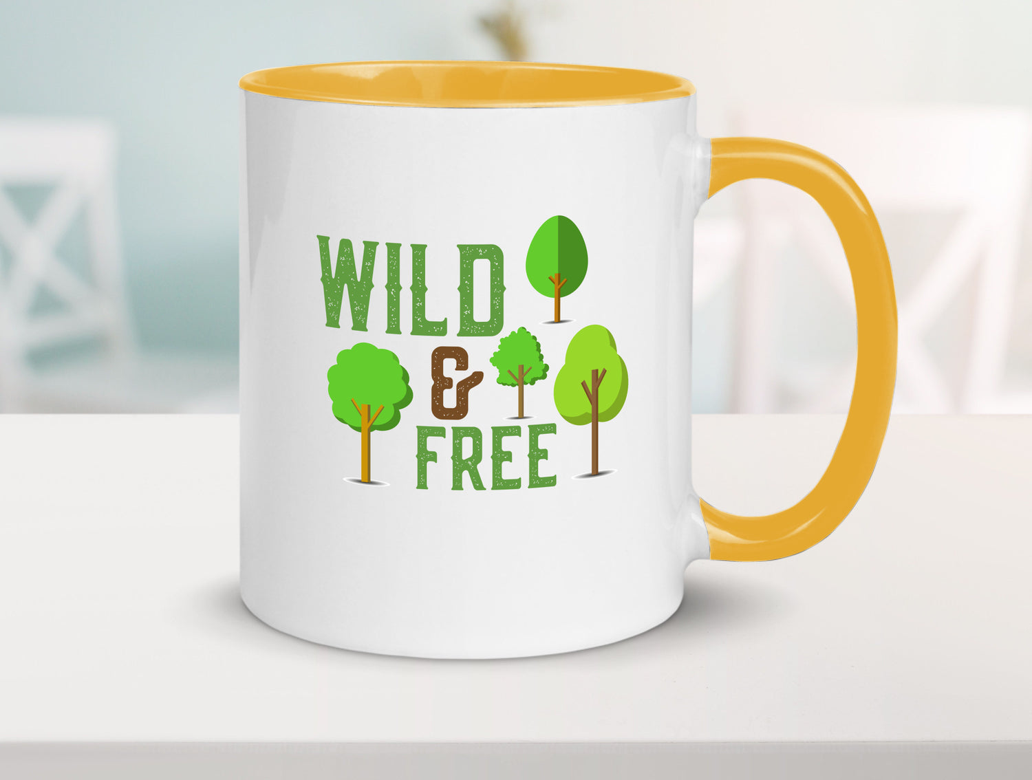 Wild and free | Freiheit Camper Hobbycamper Geschenkidee Humor Tasse