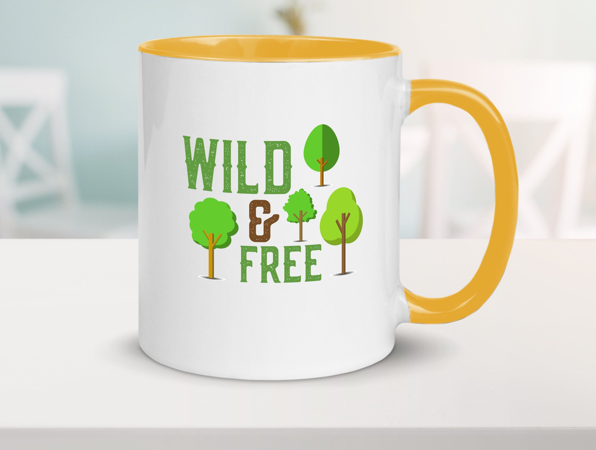 Wild and free | Freiheit Camper Hobbycamper Geschenkidee Humor Tasse