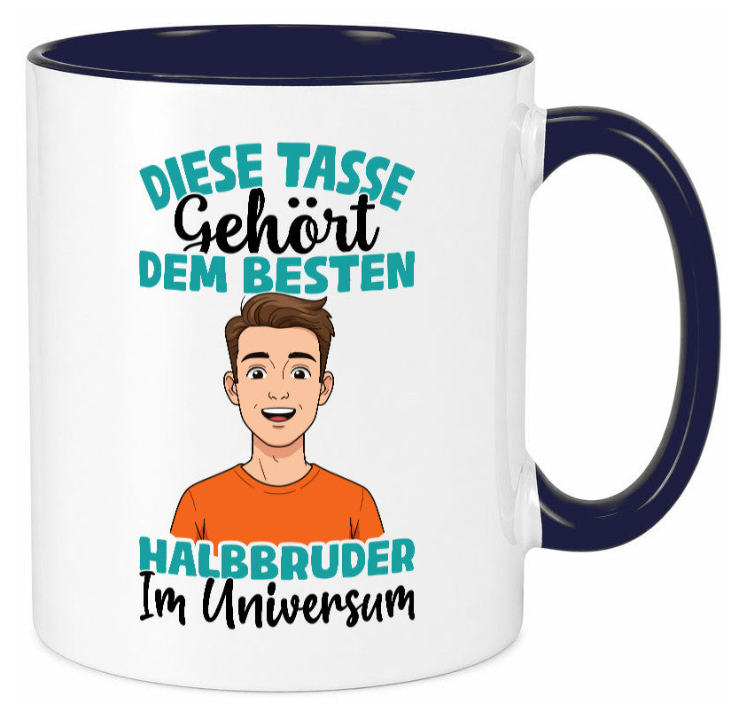 Im Universum: Halb Bruder | Stiefvater Stiefmutter Geschenkidee Familie Humor Tasse
