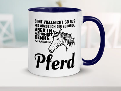 Pferde Spruch | Reiterin Tasse Pferdesport Reiten Humor Geschenkidee