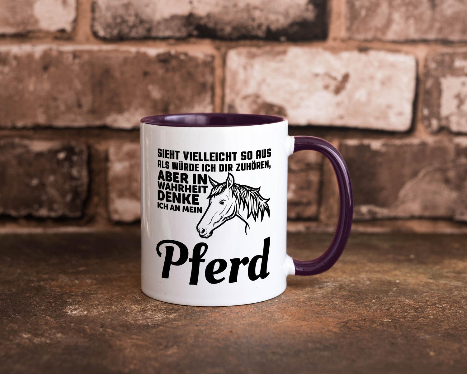 Pferde Spruch | Reiterin Tasse Pferdesport Reiten Humor Geschenkidee