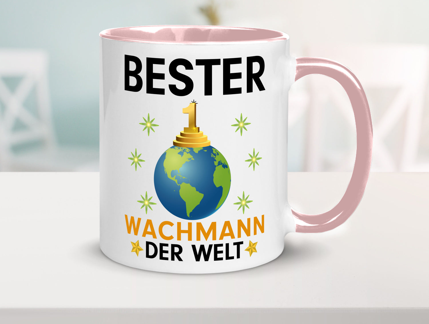 Welt Bester Wachmann | Wachpersonal Nachtwächter Humor Geschenkidee Tasse