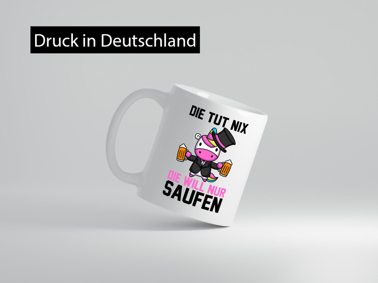 Die tut nix will nur Saufen | Einhorn Bier v2 lustig Humor Geschenkidee