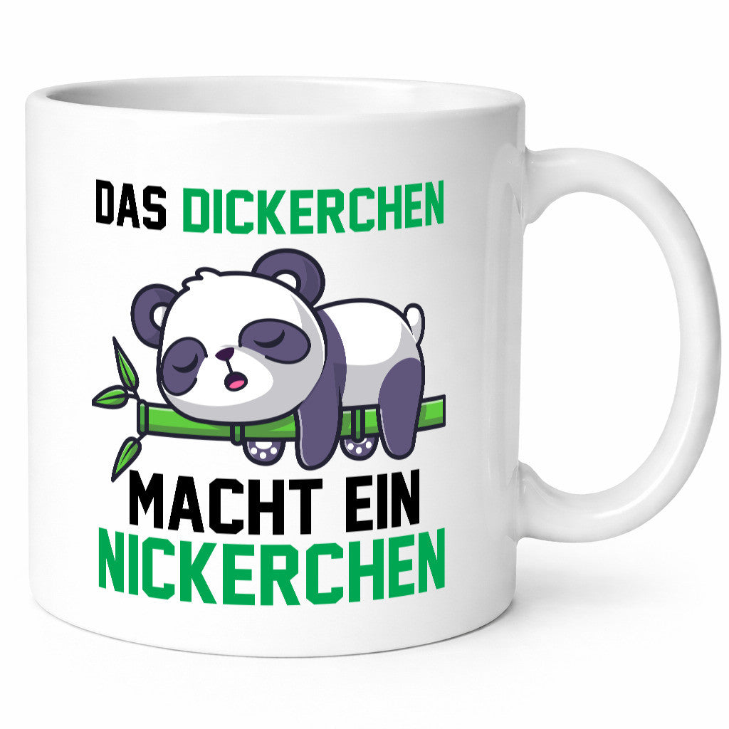 Das dickerchen macht ein Nickerchen | Panda lustiger Spruch Geschenk Humor