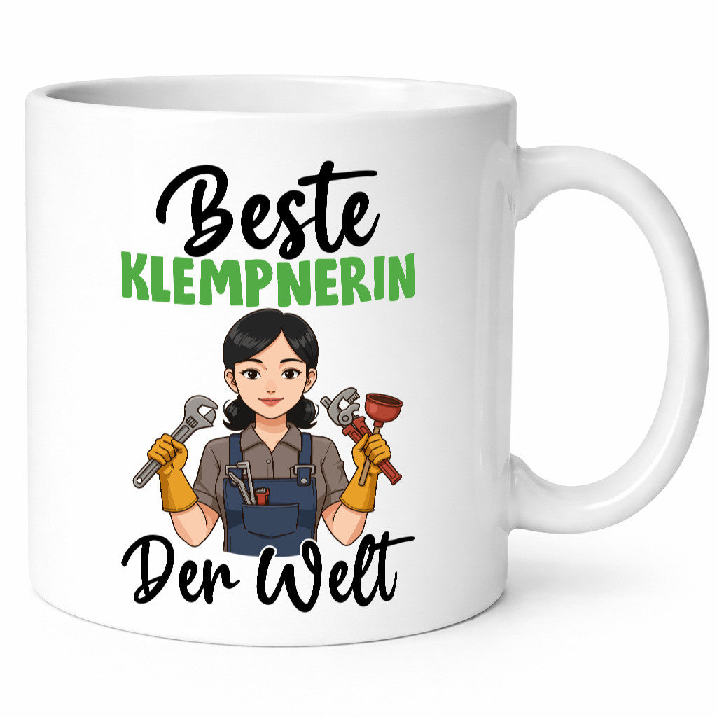 Beste Klempnerin | Klempnerinnen v2 Geschenkidee Humor Tasse