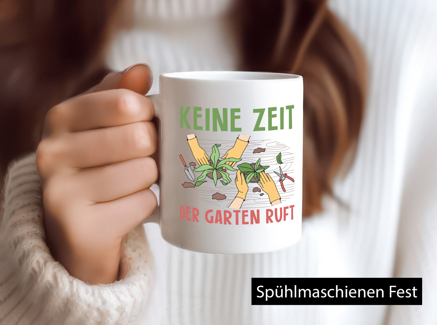 Der Garten ruft | Gärtnerliebe Naturliebhaber lustig Humor Geschenkidee