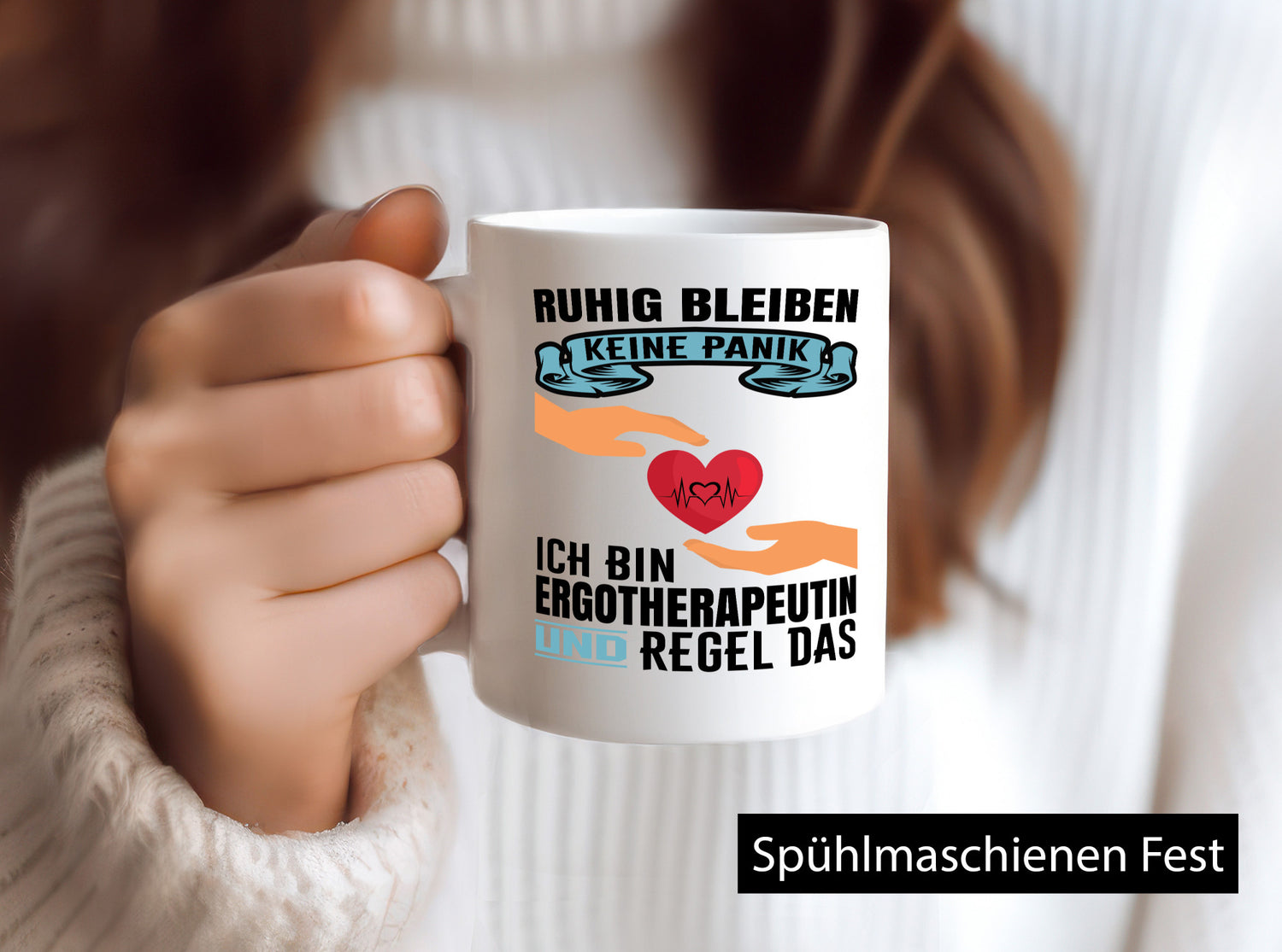 Ruhig bleiben keine Panik | Ergo Ergotherapeutin lustig Humor Geschenkidee