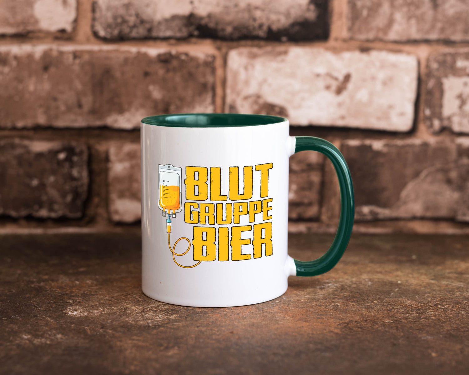 Blutgruppe Bier | Saufen Trinken Biertrinker Humor Geschenkidee Tasse
