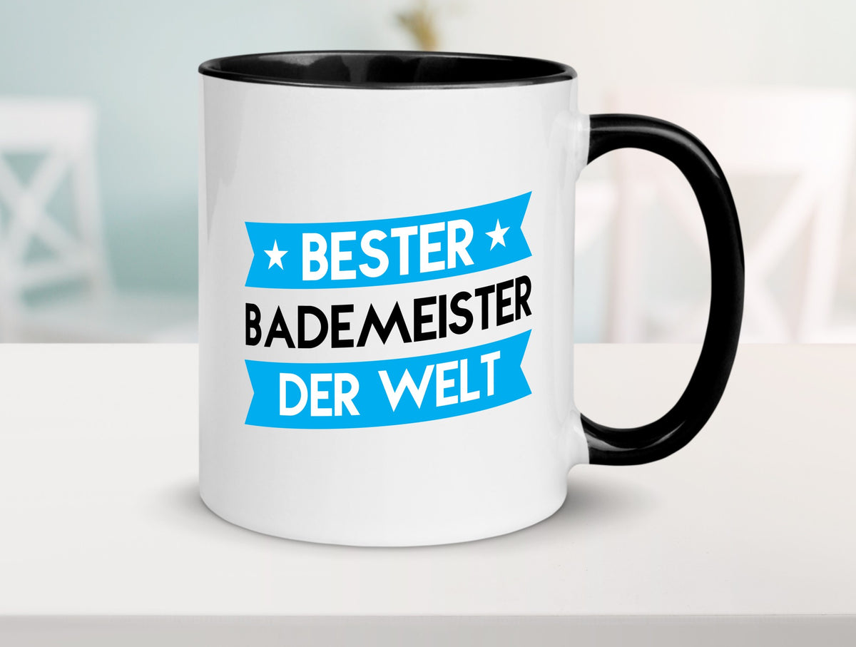 Bester Bademeister | Rettungsschwimmer Humor Geschenkidee Tasse
