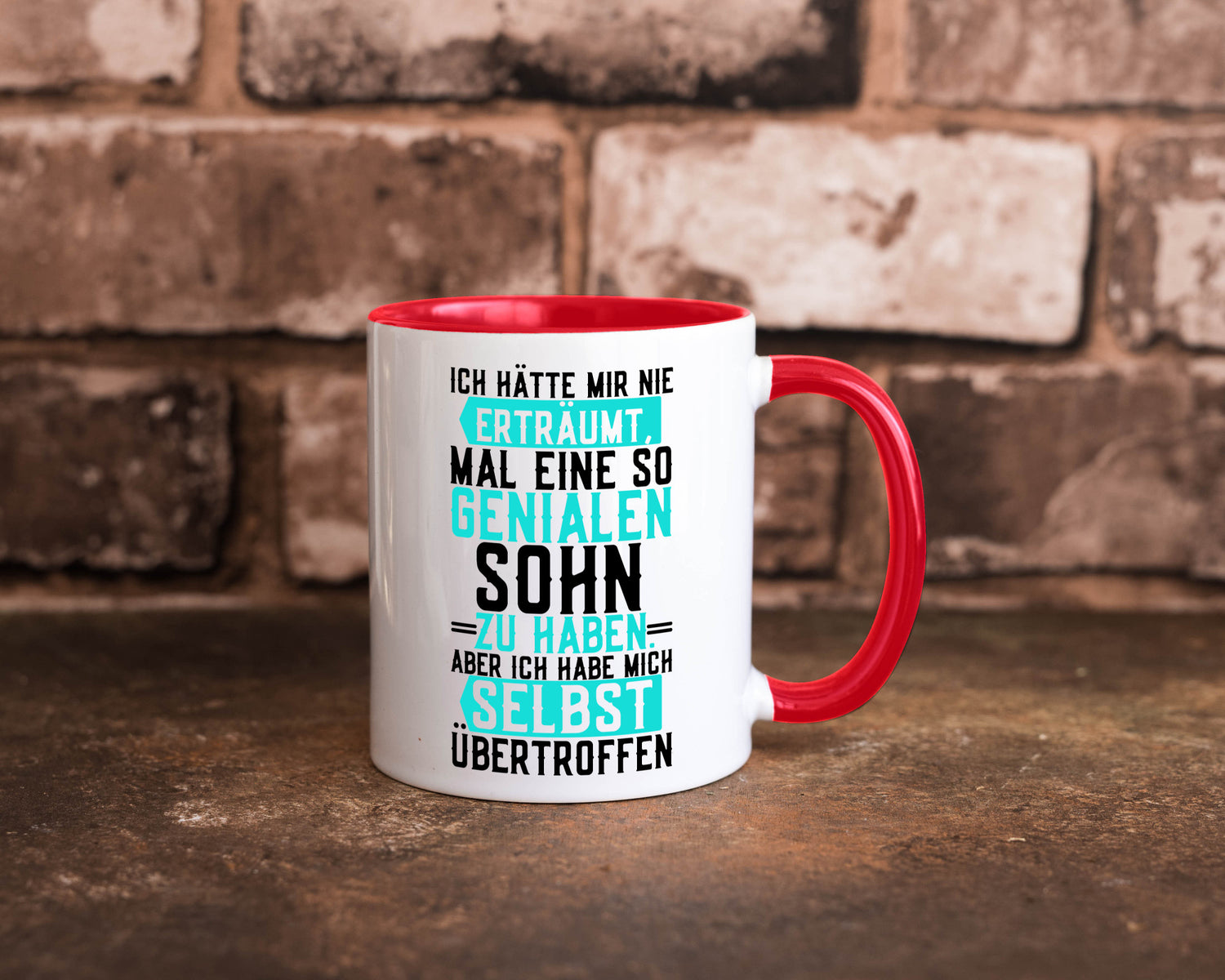 Wundervoller Sohn | Liebe Papa Vatertag Humor Geschenk Familie Geschenkidee