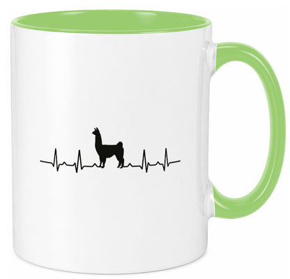 Alpaka Herzschlag | Tier Motiv Lama Tierfreund lustig Tierliebhaber Humor