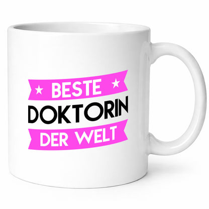 Beste Doktorin | Doktorand Doktortitel Humor Geschenkidee Tasse