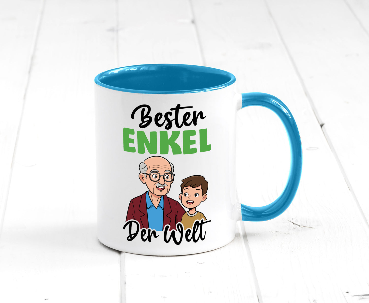 Bester Enkel | Großmutter Großvater Oma Opa lustiger Spruch Geschenk Familie