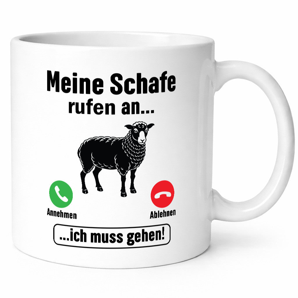 Meine Schafe rufen an | Biobauer Bauer Landwirtschaft Geschenk Humor