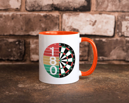 Dartsboard | Retro Dartspieler Kollege Freunde Geschenkidee Arbeit Kollegen