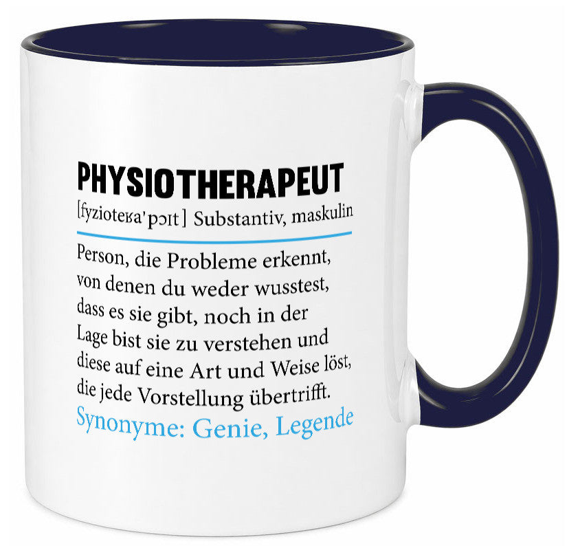 Physiotherapeut | Beruf Spruch Text lustig v2 Humor Arbeit Kollegen Büro
