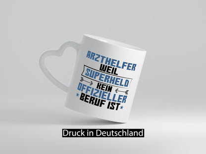 Superheld Arzthelfer | Fachangestellter Medizin Geschenk Humor Geschenkidee