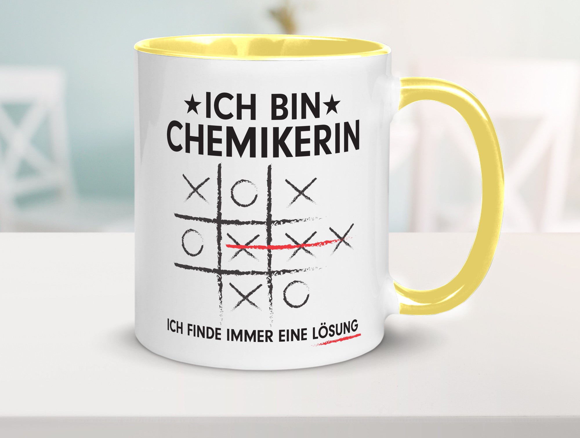 Lösung finden: Chemikerin | Chemie Labor v2 Humor Geschenkidee Tasse