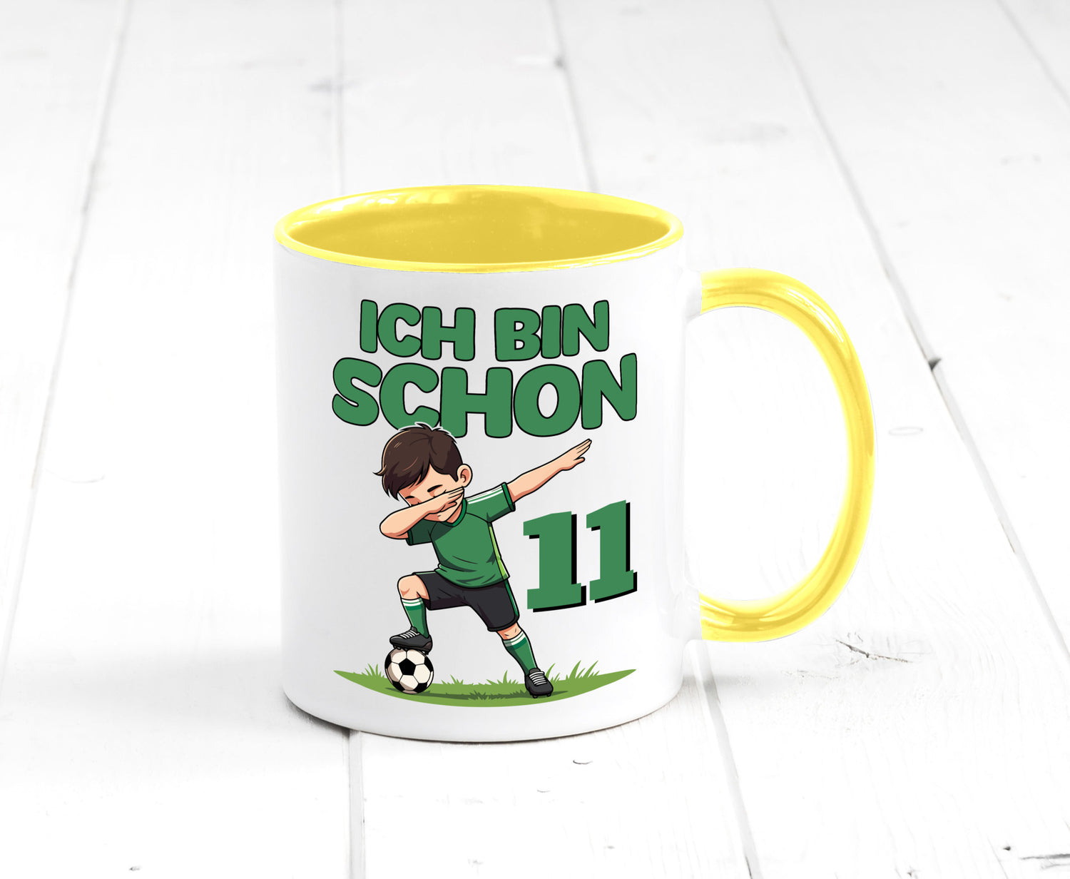 11. Geburtstag | 11 Jahre Fußballer Geschenkidee Humor Tasse