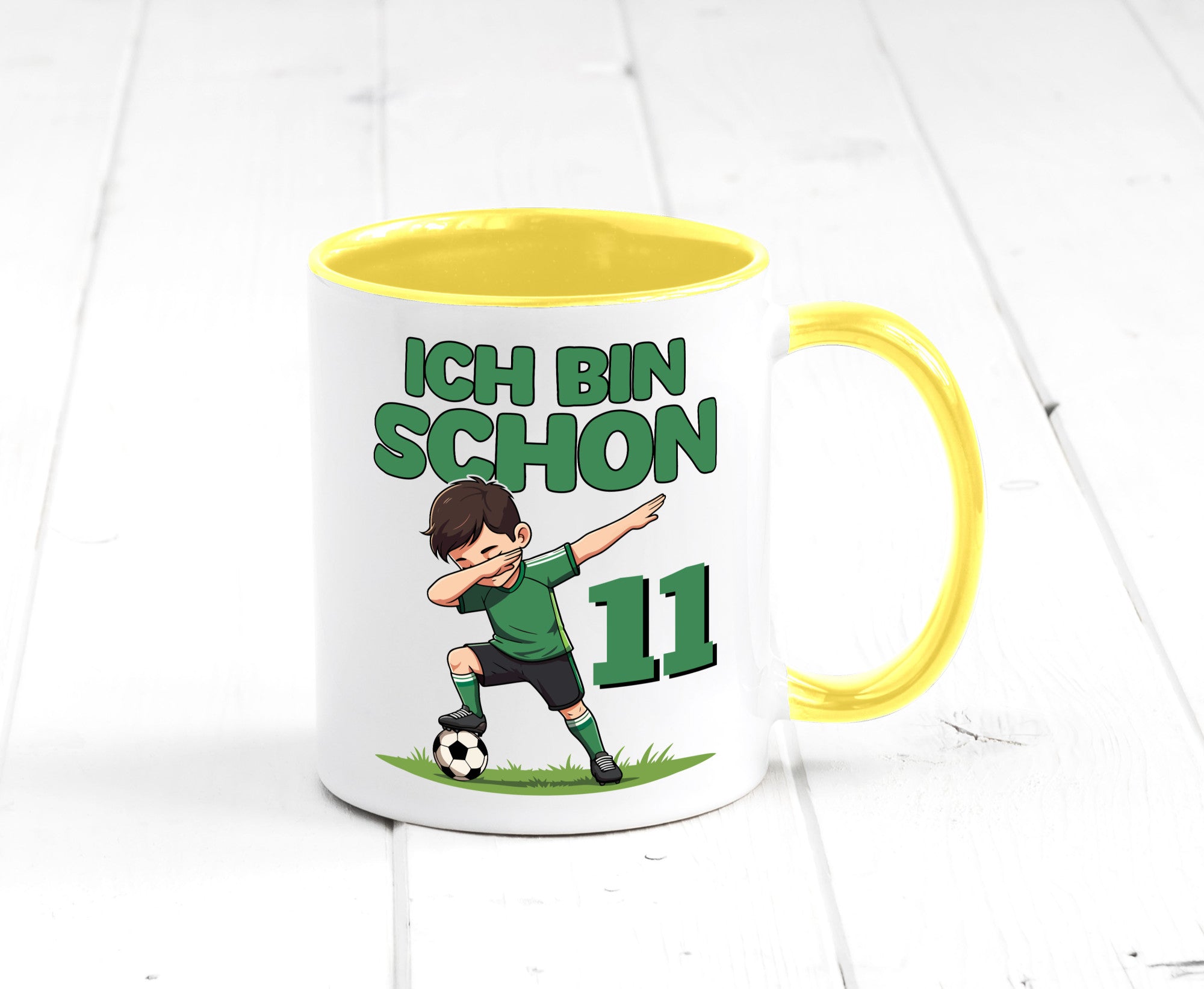 11. Geburtstag | 11 Jahre Fußballer Geschenkidee Humor Tasse