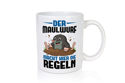 Der Maulwurf macht hier die Regeln | Gärtner Geschenk Humor Geschenkidee