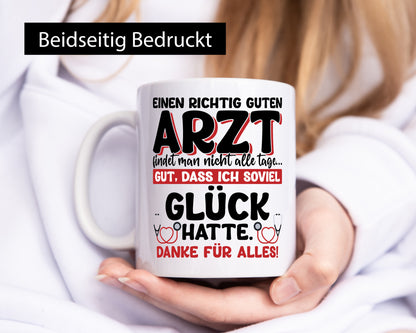 Richtig guter Arzt | Dankeschön Tasse Ärzte Spruch vl5 lustig Humor