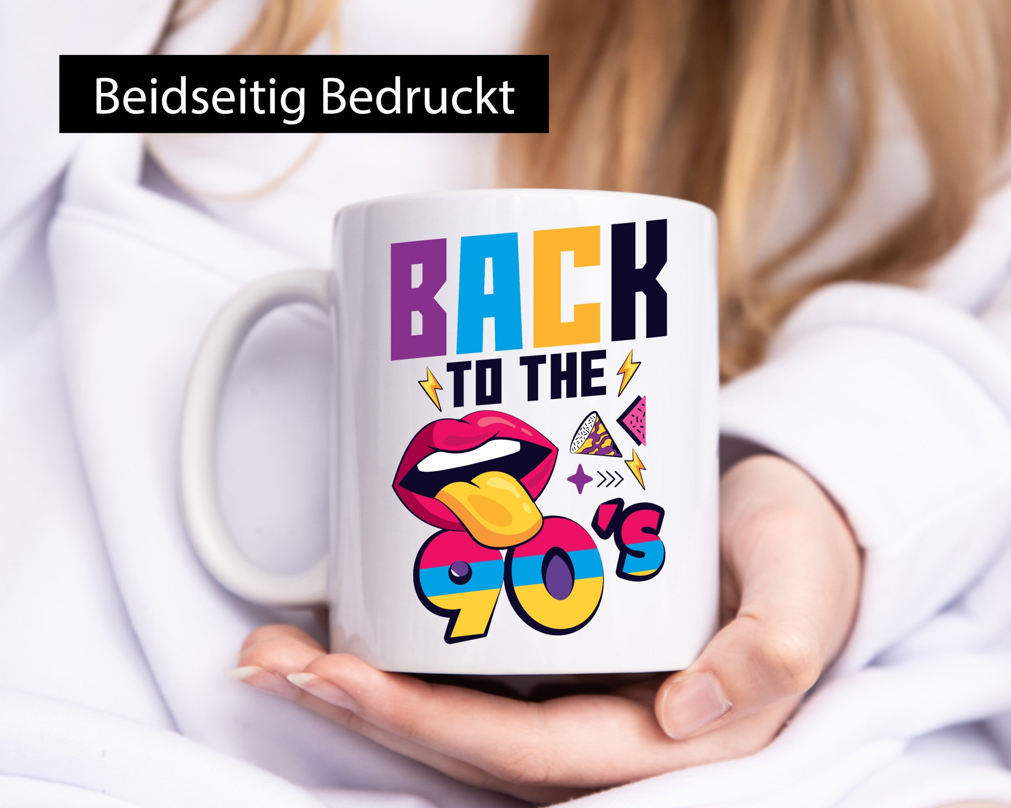 Back to the 90er | Jahre 90 Jahrgang Humor Geschenkidee Tasse