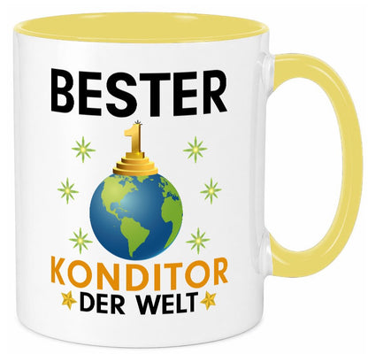 Welt Bester Konditor | Konditorei lustig Humor Geschenkidee Geschenk Tasse
