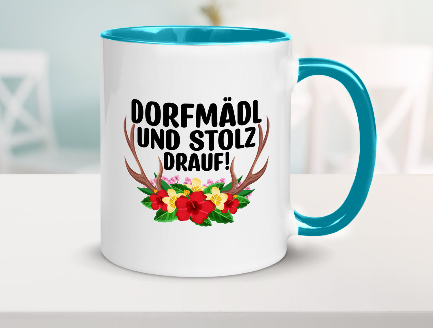 Dorfmädel und stolz drauf | Dorfkind Dorf v2 Geschenkidee Humor Tasse