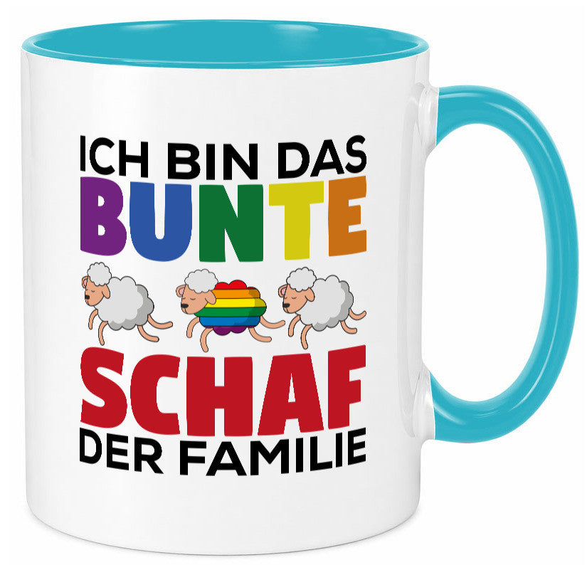 LGBTQ+ Tasse | Buntes Schaf Regenbogen Humor Geschenkidee