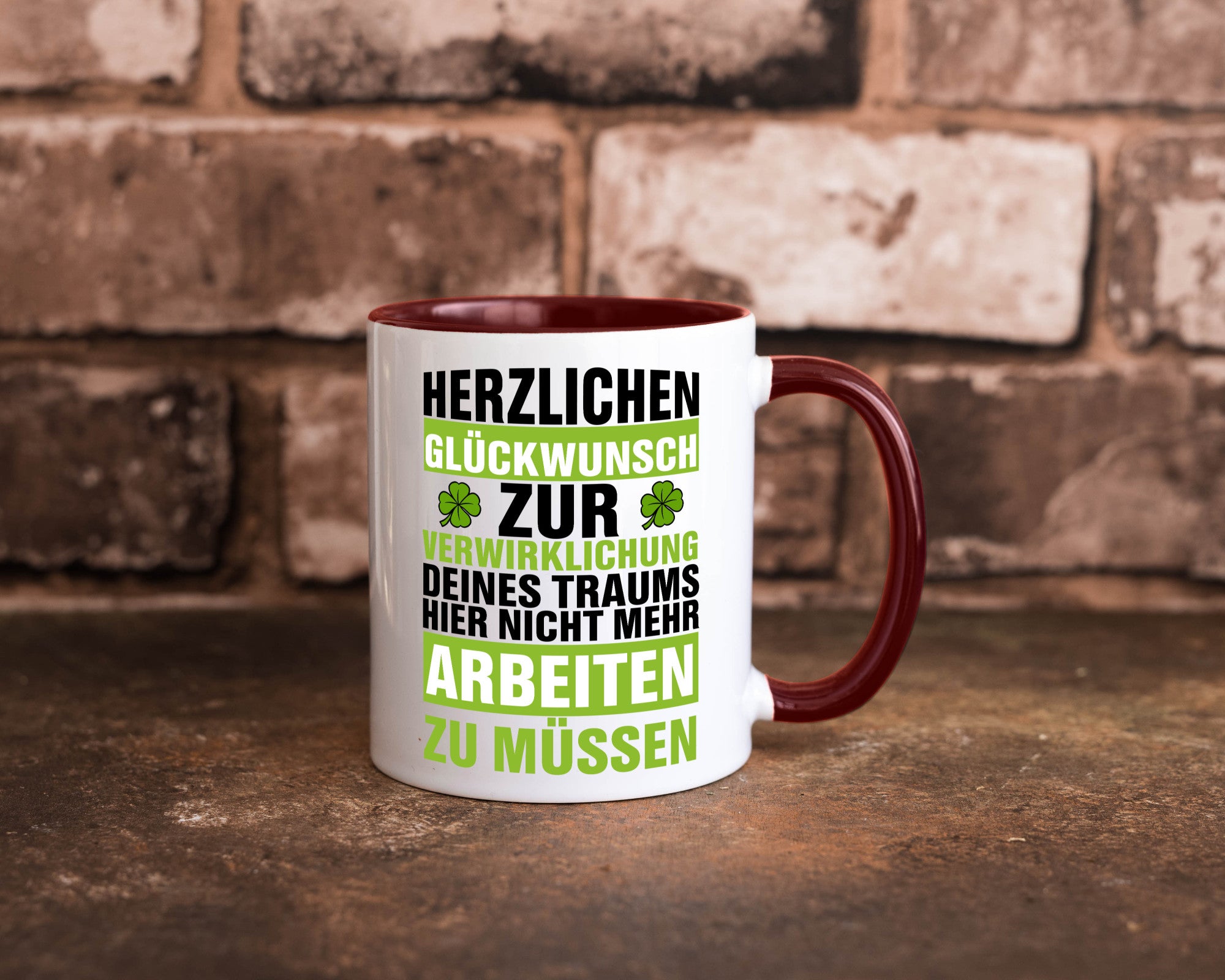 Verwirklichung deiner Träume | Stellenwechel Kollege Humor Arbeit Kollegen Büro
