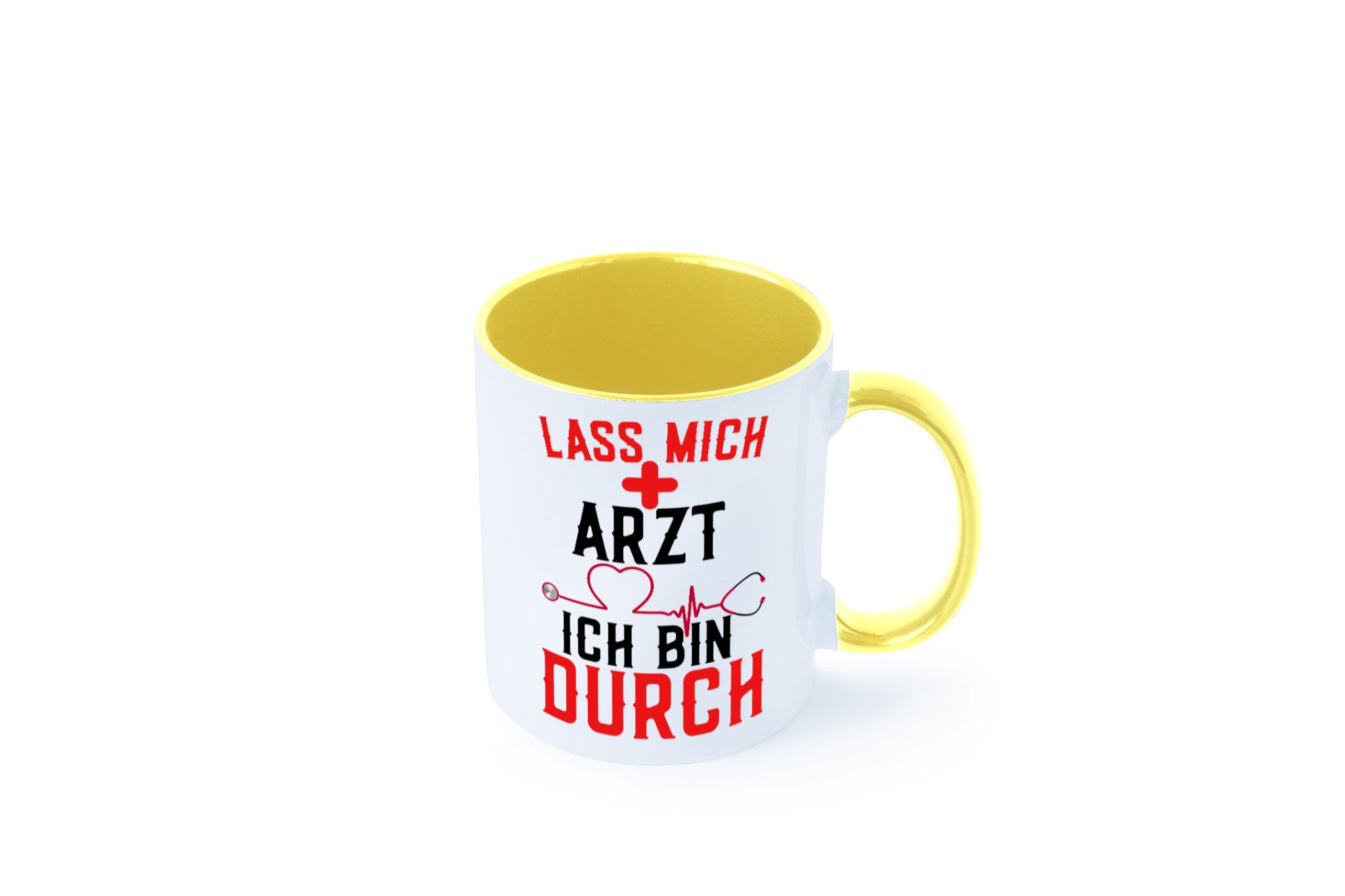 Arzt | Lass mich durch Herz Doktor Krankenhaus Puls Humor Geschenkidee Tasse