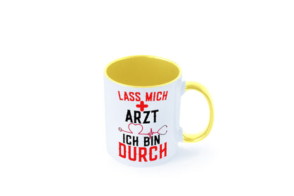 Arzt | Lass mich durch Herz Doktor Krankenhaus Puls Humor Geschenkidee Tasse