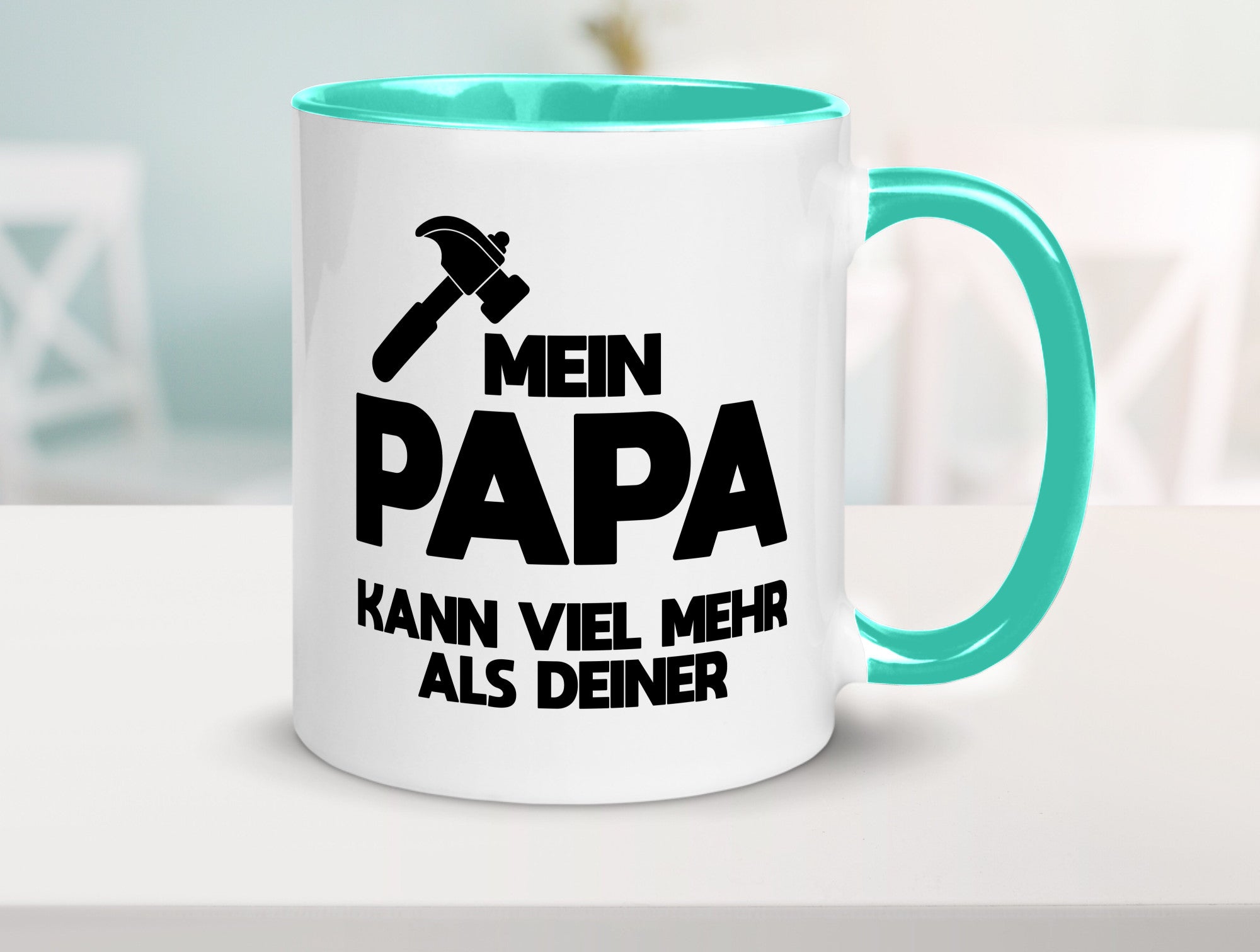 Mein papa kann viel mehr als deiner | Bester lustiger Spruch Geschenk Humor