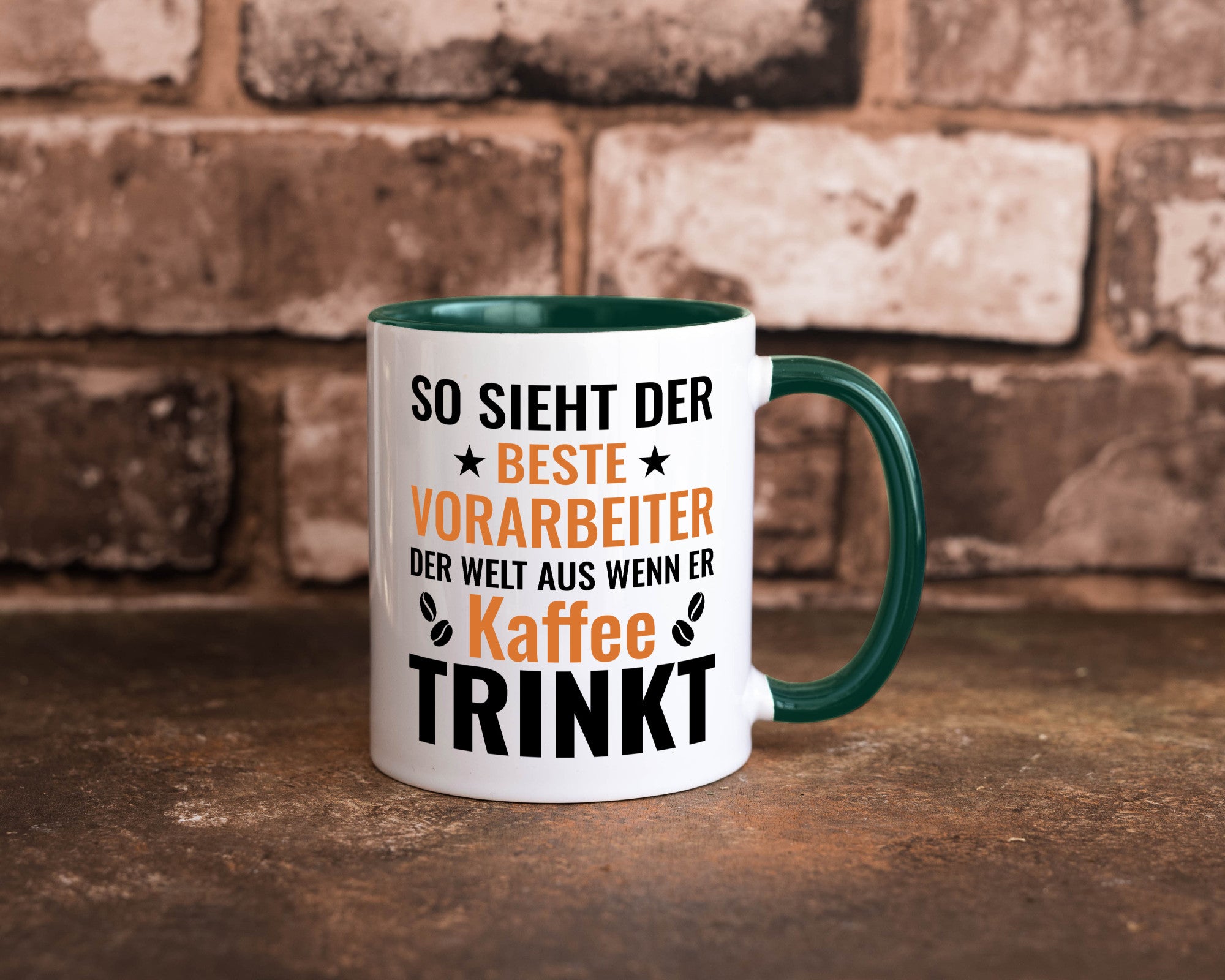 Kaffee trinkt: Vorarbeiter | Kollege Teamleiter Geschenk Arbeit Kollegen Büro