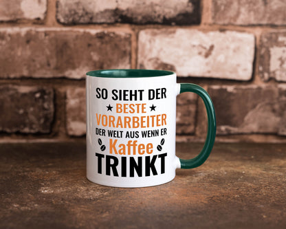 Kaffee trinkt: Vorarbeiter | Kollege Teamleiter Geschenk Arbeit Kollegen Büro