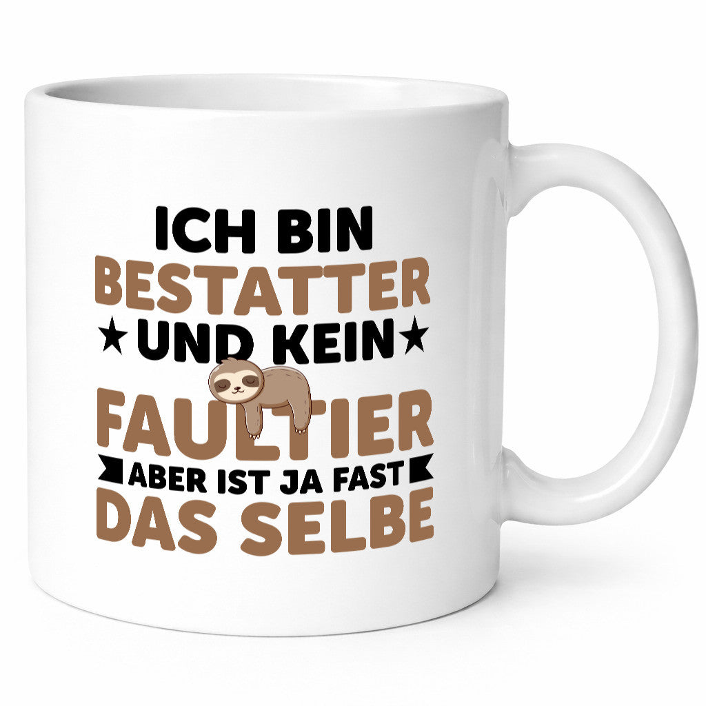 Ich bin kein Faultier: Bestatter | Bestattung Totengräber v2 Geschenkidee
