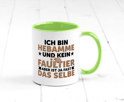 Ich bin kein Faultier: Hebamme | Geburtshilfe v2 lustig Tierliebhaber Humor
