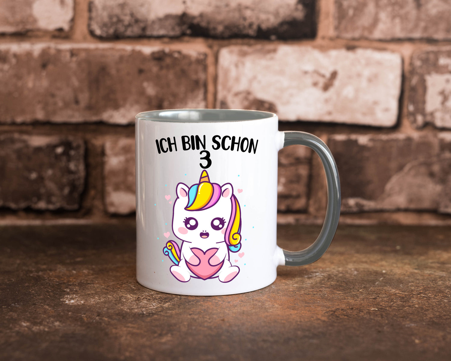 3. Geburtstag | Ich bin schon 3 Jahre Einhorn Mädchen lustig Geschenkidee
