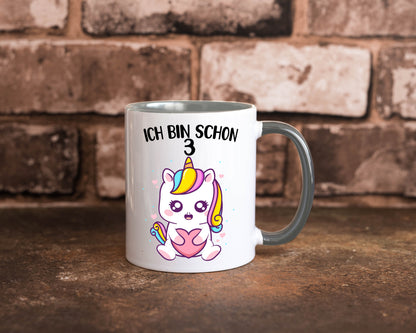 3. Geburtstag | Ich bin schon 3 Jahre Einhorn Mädchen lustig Geschenkidee