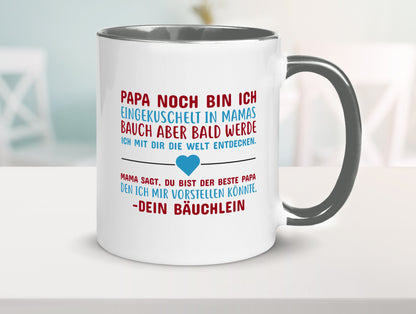 Schwangerschaft | Vaterschaft Tasse Papa Spruch Geschenk Familie Geschenkidee