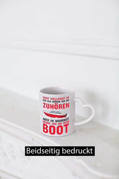Bootbesitzer | Kapitän Tasse mein Boot lustig Humor Geschenkidee Geschenk