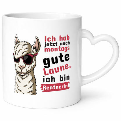 Rentnerin | Alpaka Montags Tasse Pensionierung lustiger Spruch Geschenk