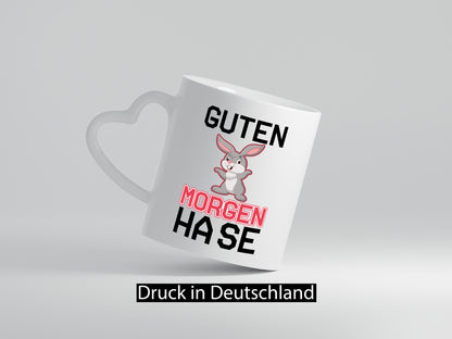 Guten Morgen Hase Humor Geschenkidee Tasse