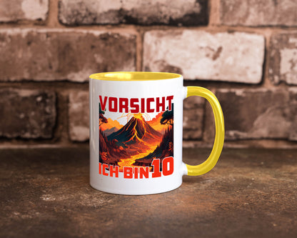 10. Geburtstag | 10 Jahre Vulkanausbruch Vulkan Humor Geschenkidee Tasse