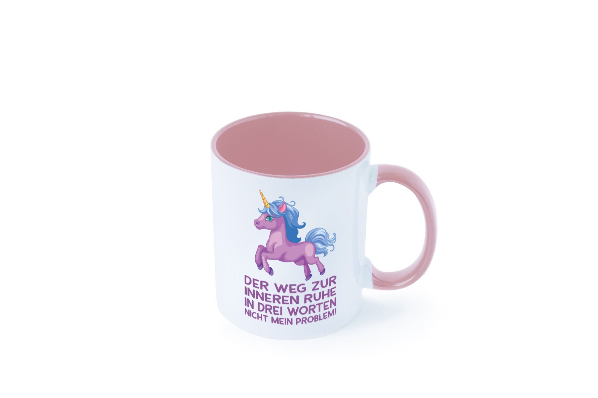 Innere Ruhe, drei Worte, nicht mein Problem | Einhorn Geschenk Humor