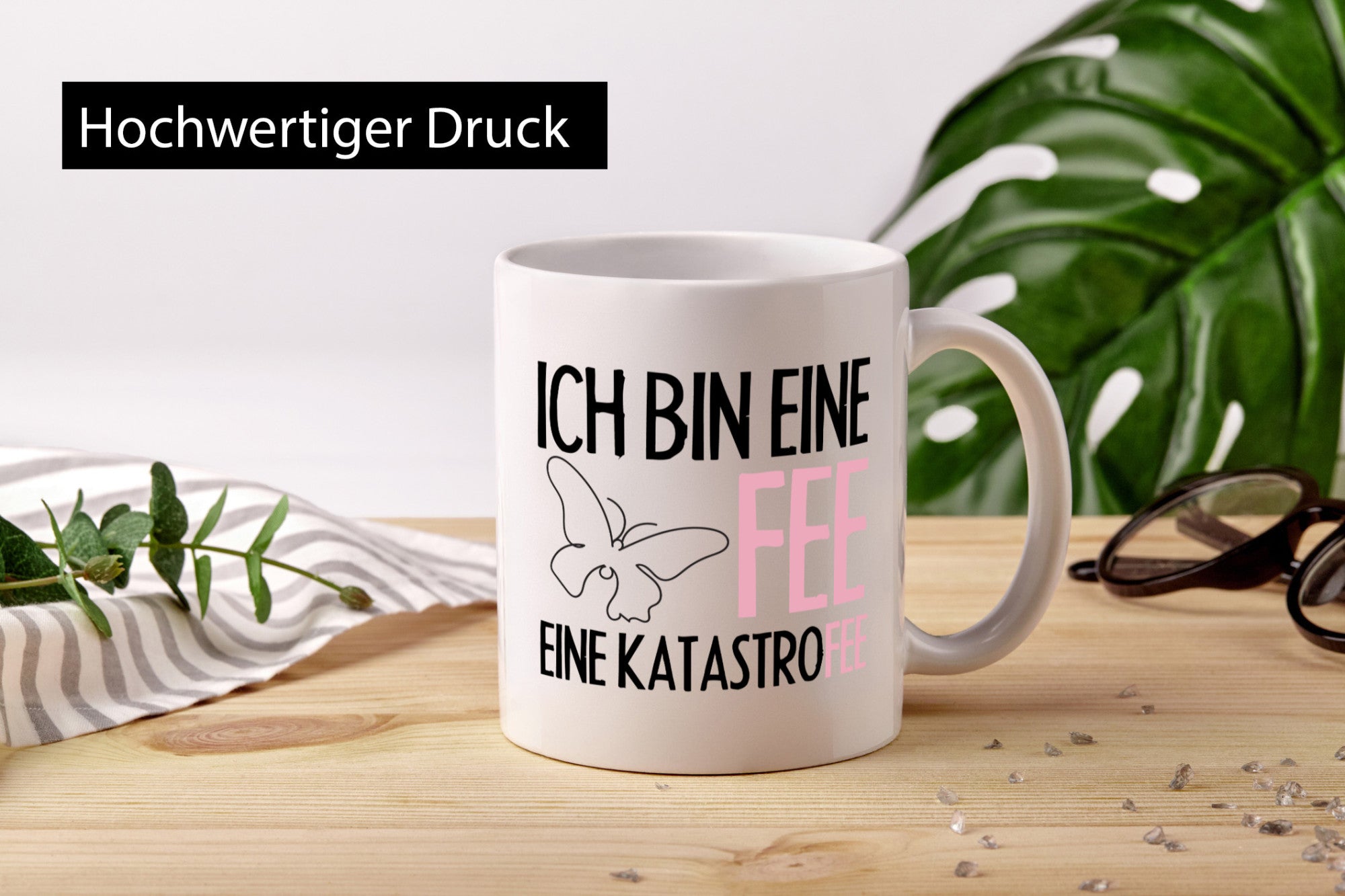 Ich bin eine Fee Humor Geschenkidee Tasse