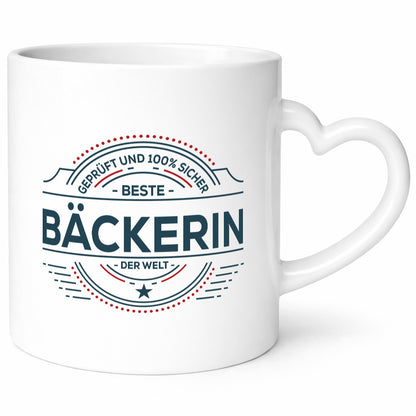 Geprüft und sicher: Bäckerin | Bäckerei Frauen Backen Geschenk Humor